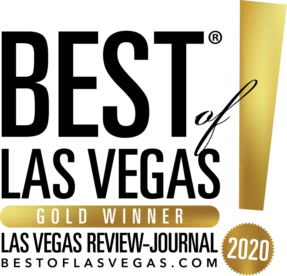 Best of Las Vegas Gold Winner 2020 Logo