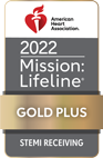 American Heart Association 2022 Mission: Lifeline Gold Plus STEMI Receiving
