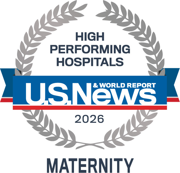 US News high performing maternity badge