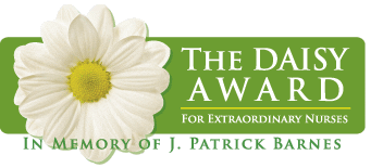 The Daisy Award For Extraordinary Nurses badge