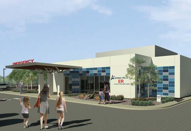 Spring Valley Hospital freestanding ER rendering